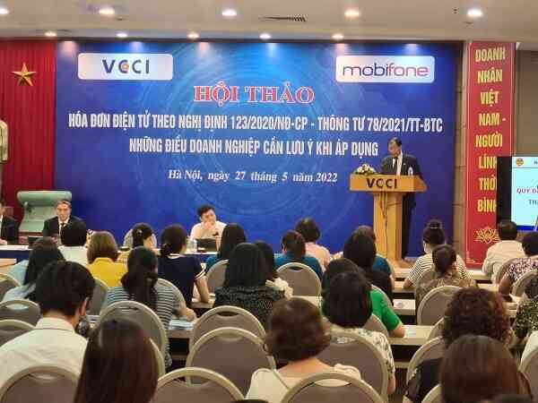 VCCI phối hợp cùng MobiFone tổ chức hội thảo về hóa đơn điện tử