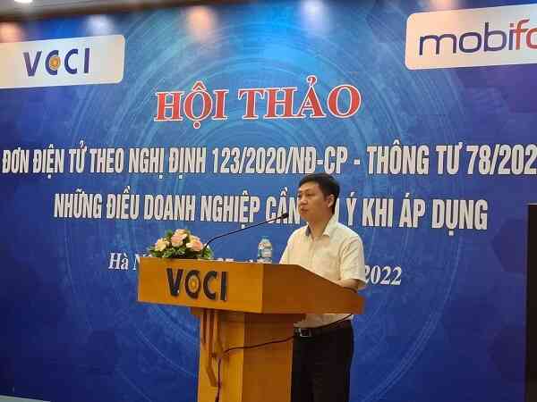 VCCI phối hợp cùng MobiFone tổ chức hội thảo về hóa đơn điện tử