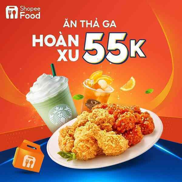 5 ưu đãi “hủy diệt” của ShopeeFood 5.5: Đồng giá 5K, giảm 50%, hoàn xu 55K