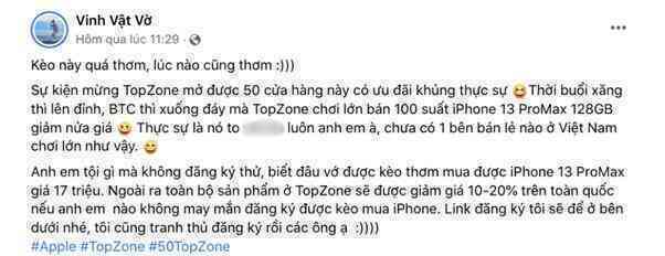 Giải mã hot sale của TopZone: khủng cỡ nào khi thu hút 35.000 người đăng ký, KOLs công nghệ cũng quan tâm rần rần? - Ảnh 3.