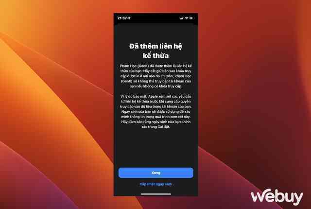 Kể từ phiên bản iOS 15, Apple cập nhật thêm tùy chọn bảo mật iCloud khá quan trọng mà bạn nên sử dụng - Ảnh 7. Kể từ phiên bản iOS 15, Apple cập nhật thêm tùy chọn bảo mật iCloud khá quan trọng mà bạn nên sử dụng - Ảnh 7.