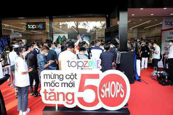 Hơn cả cột mốc 50 cửa hàng, TopZone muốn 