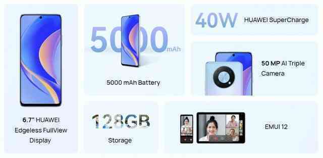 Huawei nova Y90 ra mắt với thiết kế giống Mate40, dùng chip Snapdragon 680 - Ảnh 3.