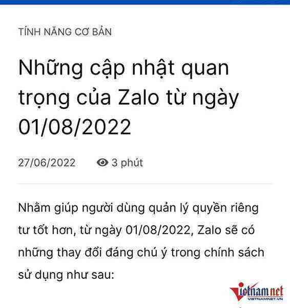 Rộ tin đồn Zalo bắt đầu thu phí người dùng, VNG nói gì?