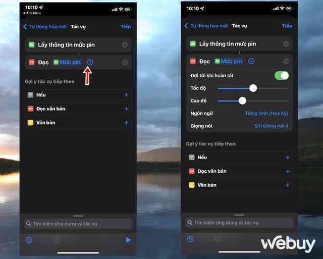 Cách “ép” Siri đọc lượng phần trăm pin mỗi khi sạc hoặc rút sạc pin - Ảnh 6. Cách “ép” Siri đọc lượng phần trăm pin mỗi khi sạc hoặc rút sạc pin - Ảnh 6.