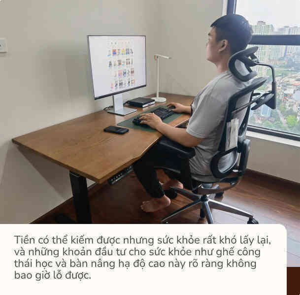 Tôi đã nhận ra nhiều điều sau nửa năm sử dụng bộ bàn nâng hạ và ghế công thái học - Ảnh 8.
