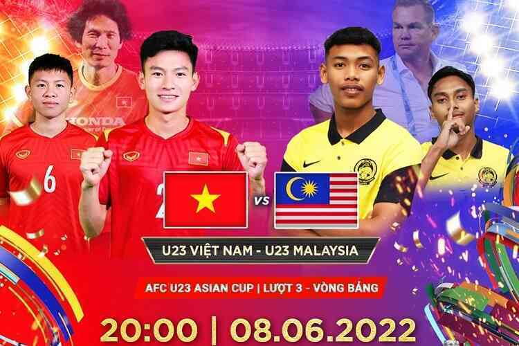 Địa chỉ xem U23 Việt Nam vs U23 Malaysia trực tiếp hôm nay (8/6)