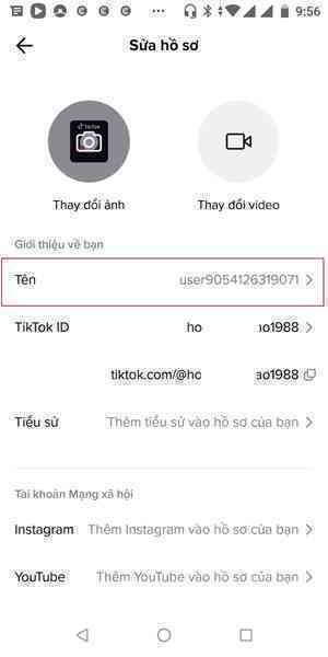 Hướng dẫn đổi tên TikTok thay tên mặc định 'user...'