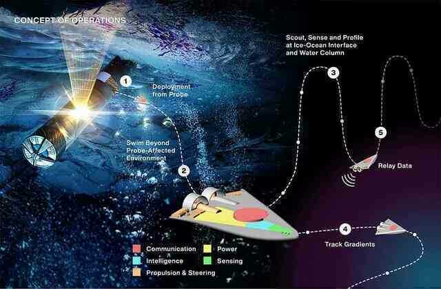NASA muốn xây dựng một bầy robot nhỏ bé hình nêm để tìm kiếm sự sống trên những thế giới xa xôi