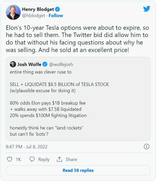 Chuyên gia phát hiện ra nguyên nhân Elon Musk "bỏ cọc" Twitter: Cả thương vụ chỉ là cái cớ để bán 8,5 tỷ USD cổ phiếu Tesla - Ảnh 2. Chuyên gia phát hiện ra nguyên nhân Elon Musk "bỏ cọc" Twitter: Cả thương vụ chỉ là cái cớ để bán 8,5 tỷ USD cổ phiếu Tesla - Ảnh 2.