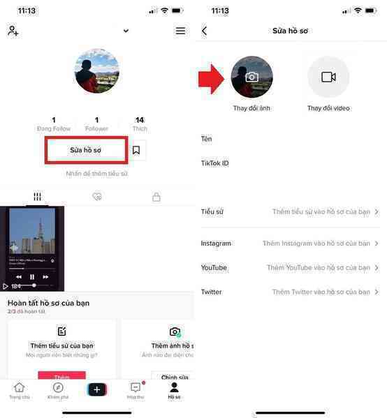 Hướng dẫn thay ảnh đại diện TikTok trong suốt
