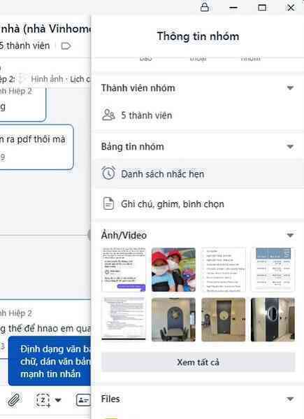 Hướng dẫn tải ảnh chat Zalo về máy tính