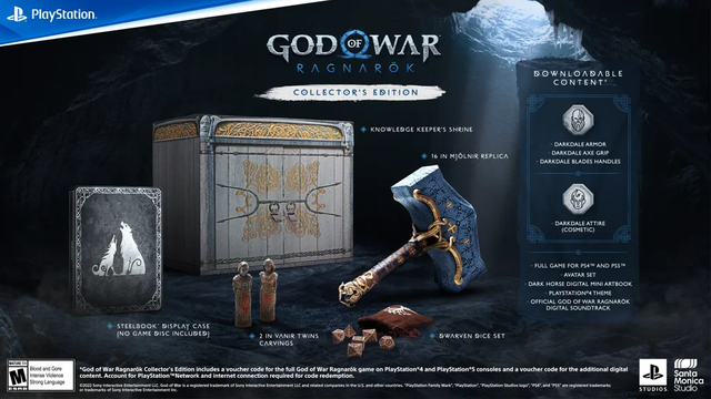 Sony chính thức phát hành God of War Ragnarök vào tháng 11 năm nay, game thủ có thể mua cả búa Thor về trưng bày - Ảnh 4. Sony chính thức phát hành God of War Ragnarök vào tháng 11 năm nay, game thủ có thể mua cả búa Thor về trưng bày - Ảnh 4.