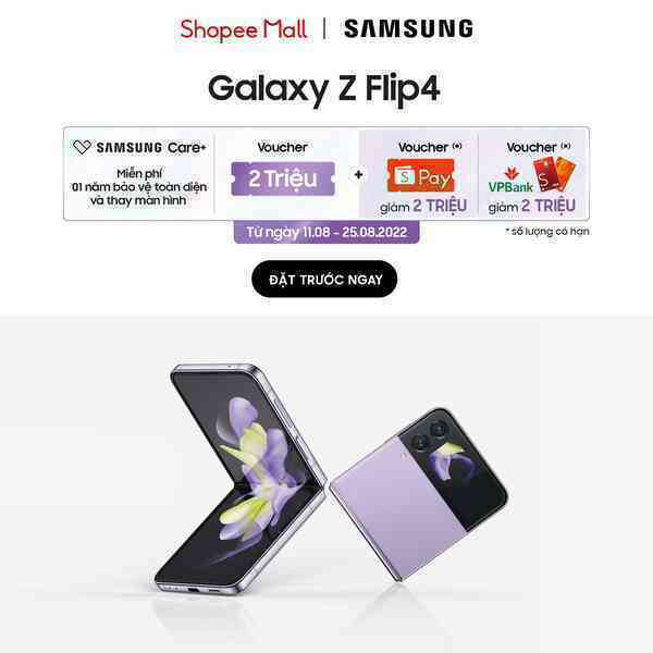 Đặt trước bộ đôi smartphone nổi bật bậc nhất tháng 8 này, tận hưởng 3 tầng ưu đãi từ gian hàng Samsung trên Shopee Mall - Ảnh 2. Đặt trước bộ đôi smartphone nổi bật bậc nhất tháng 8 này, tận hưởng 3 tầng ưu đãi từ gian hàng Samsung trên Shopee Mall - Ảnh 2.