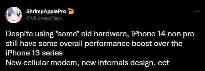 iPhone 14 và iPhone 14 Max dùng chip Apple A15 cũ nhưng vẫn có hiệu năng mạnh hơn dòng iPhone 13 - Ảnh 2. iPhone 14 và iPhone 14 Max dùng chip Apple A15 cũ nhưng vẫn có hiệu năng mạnh hơn dòng iPhone 13 - Ảnh 2.