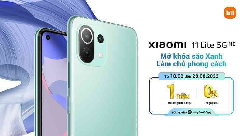 Xiaomi 11 Lite 5G NE có màu mới, giá 9.5 triệu đồng