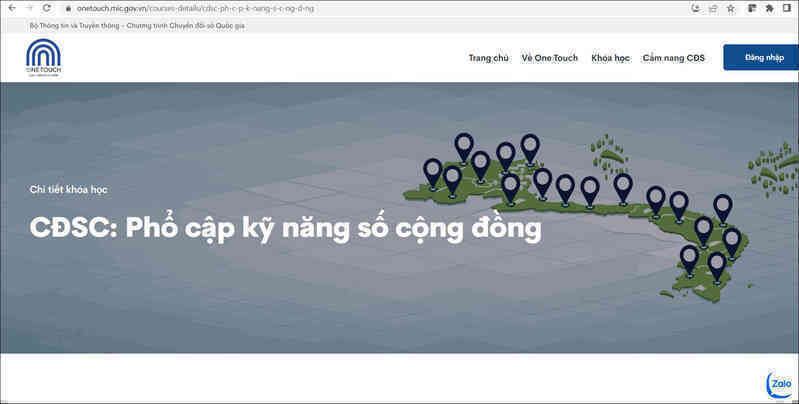 Mở khóa phổ cập kỹ năng số cộng đồng trên nền tảng học trực tuyến mở đại trà