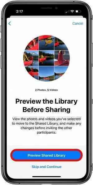 Hướng dẫn tạo thư viện chia sẻ ảnh tự chọn trên iOS 16