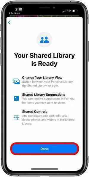 Hướng dẫn tạo thư viện chia sẻ ảnh tự chọn trên iOS 16