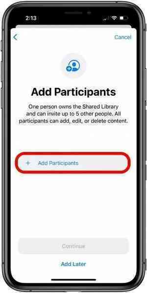 Hướng dẫn tạo thư viện chia sẻ ảnh tự chọn trên iOS 16