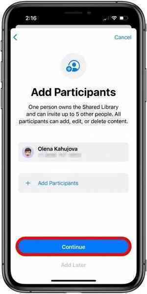 Hướng dẫn tạo thư viện chia sẻ ảnh tự chọn trên iOS 16