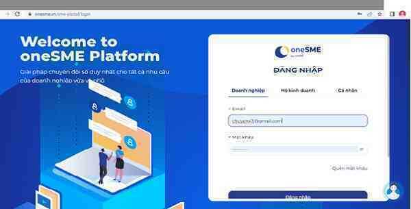 Doanh nghiệp vừa và nhỏ nhận ngay ưu đãi 'khủng' khi kích hoạt tài khoản trên onesme.vn