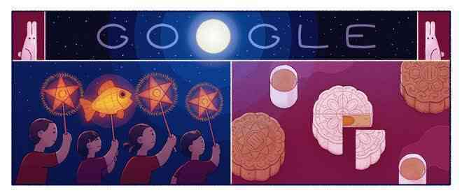 Tết Trung Thu qua những hình ảnh đẹp trên Google Doodle: Có cả thơ Nguyễn Du - Ảnh 4. Tết Trung Thu qua những hình ảnh đẹp trên Google Doodle: Có cả thơ Nguyễn Du - Ảnh 4.