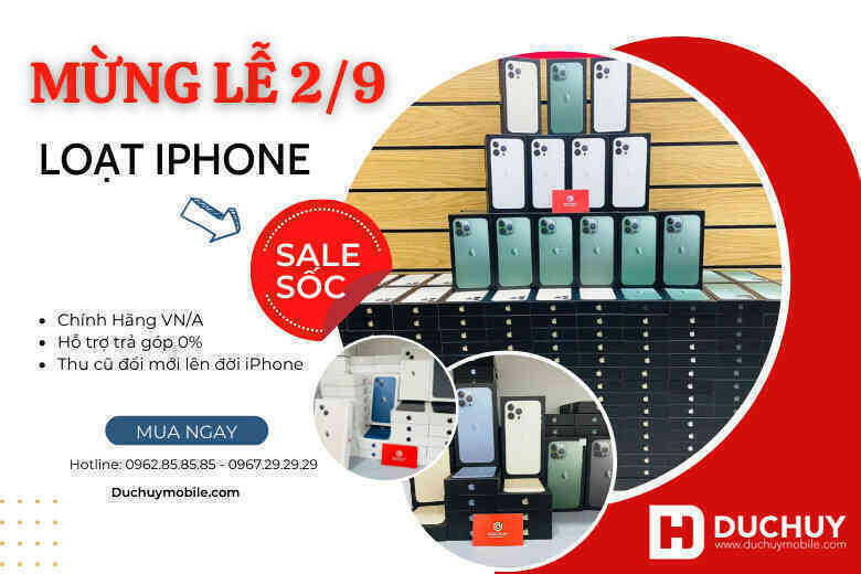 Giảm giá lớn 2/9: iPhone 11, 12, 13 Pro Max giảm 2,9 triệu, Galaxy S22 Ultra, Tab S8 Ultra giá sốc