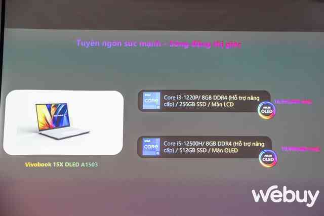 ASUS Vivobook 14X/15X chính thức ra mắt tại Việt Nam: màn hình OLED 2.8K, Core i5 Gen 12, pin 70Wh giá từ 15.4 triệu đồng - Ảnh 18. ASUS Vivobook 14X/15X chính thức ra mắt tại Việt Nam: màn hình OLED 2.8K, Core i5 Gen 12, pin 70Wh giá từ 15.4 triệu đồng - Ảnh 18.