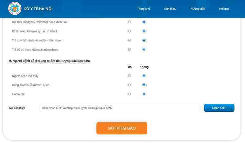 Cách khai báo F0 online ở Hà Nội mới nhất