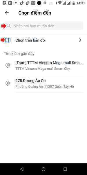 Cách tra cứu xe buýt điện trên VinID
