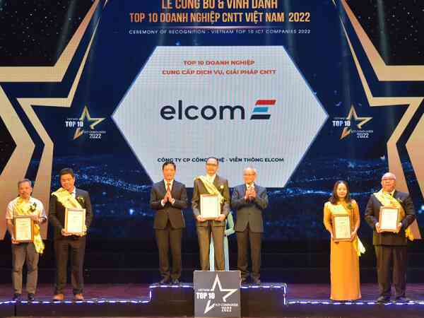 Elcom 3 năm liên tiếp lập “cú đúp” Top 10 Doanh nghiệp Công nghệ