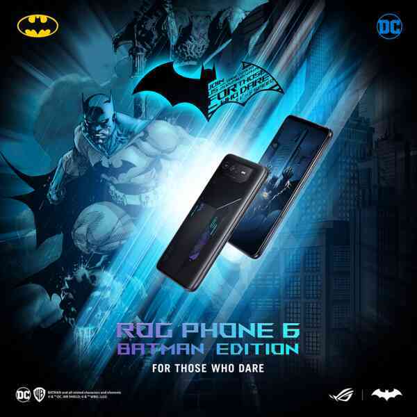 ASUS ra mắt ROG Phone 6 phiên bản BATMAN đặc biệt