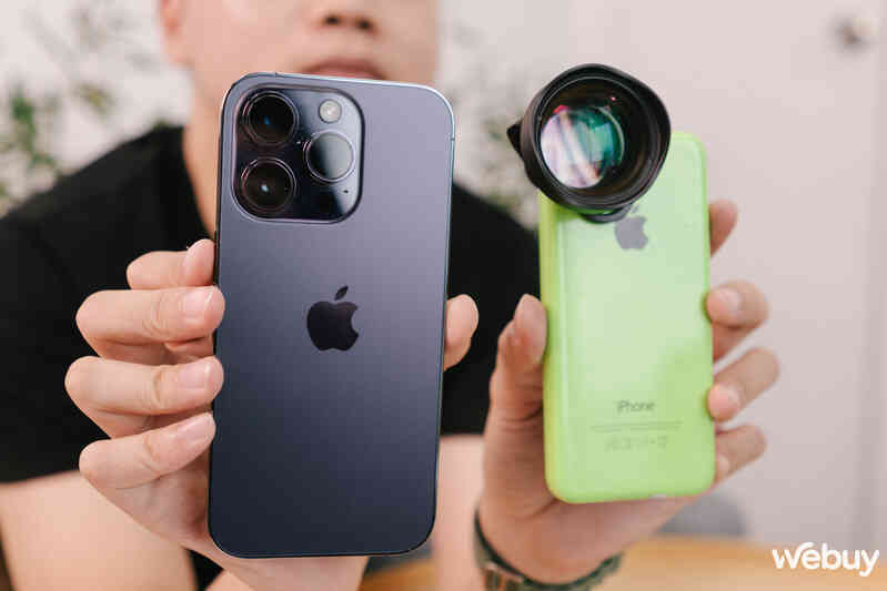 iPhone 5C gắn ống kính siêu cận cảnh Ulanzi chụp ảnh đẹp hơn cả iPhone 14 Pro? - Ảnh 1.