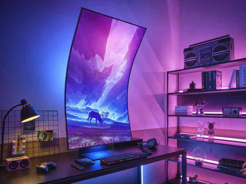 Samsung ra mắt màn hình gaming 55 inch, 4K 165Hz, giá 76 triệu đồng - Ảnh 3. Samsung ra mắt màn hình gaming 55 inch, 4K 165Hz, giá 76 triệu đồng - Ảnh 3.