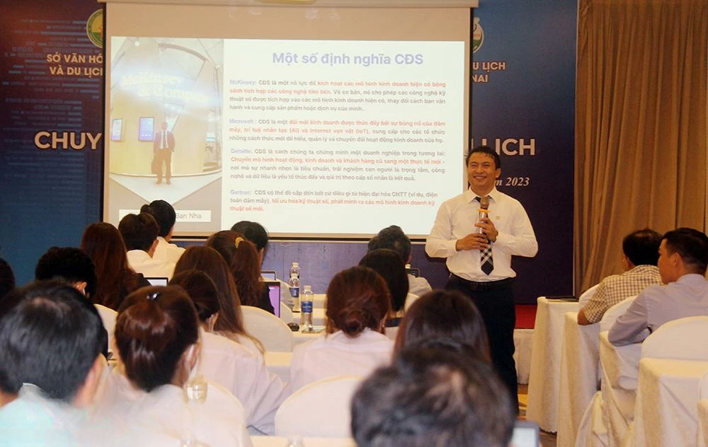 Các doanh nghiệp ở Đồng Nai tham gia hội thảo chuyển đổi số du lịch