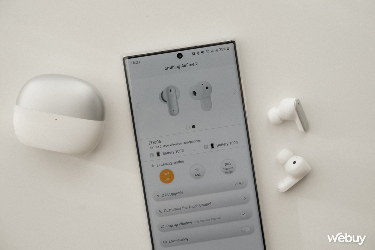 Omthing Airfree 2: Tai nghe chỉ 400.000đ mà có đủ chống ồn, xuyên âm, sạc không dây như đồ tiền triệu - Ảnh 10. Omthing Airfree 2: Tai nghe chỉ 400.000đ mà có đủ chống ồn, xuyên âm, sạc không dây như đồ tiền triệu - Ảnh 10.