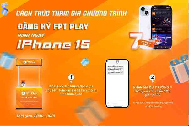 HOT: Đăng ký FPT Play trúng ngay iPhone 15 - Ảnh 2. HOT: Đăng ký FPT Play trúng ngay iPhone 15 - Ảnh 2.