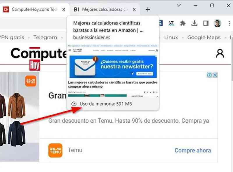 Trình duyệt Chrome sẽ hiển thị mức bộ nhớ RAM của tab đang mở - Ảnh 2. Trình duyệt Chrome sẽ hiển thị mức bộ nhớ RAM của tab đang mở - Ảnh 2.