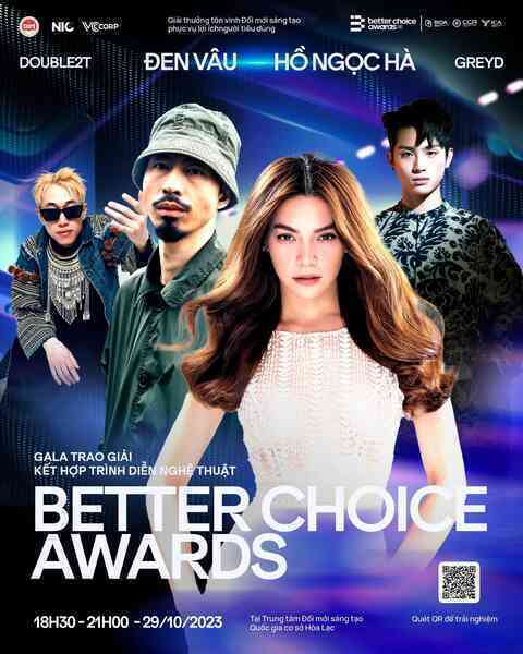 Gala Better Choice Awards 2023: Kết hợp độc đáo giữa công nghệ và nghệ thuật