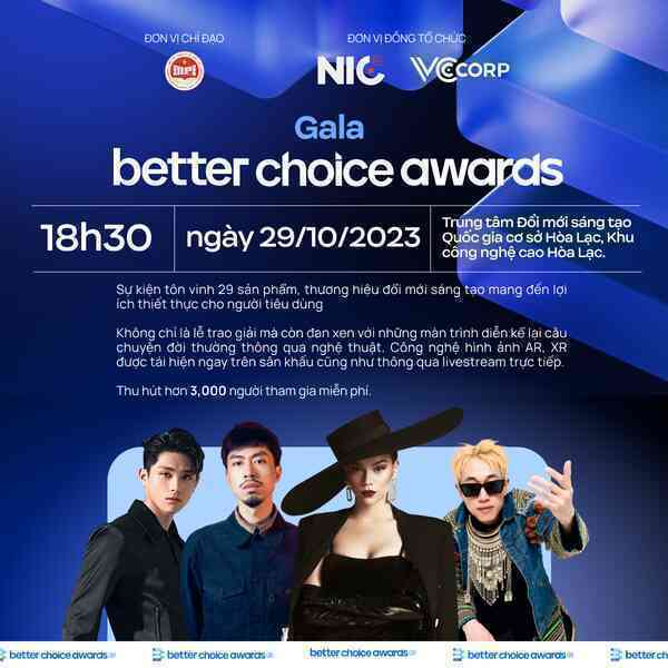 Gala Better Choice Awards 2023: Kết hợp độc đáo giữa công nghệ và nghệ thuật - Ảnh 3. Gala Better Choice Awards 2023: Kết hợp độc đáo giữa công nghệ và nghệ thuật - Ảnh 3.