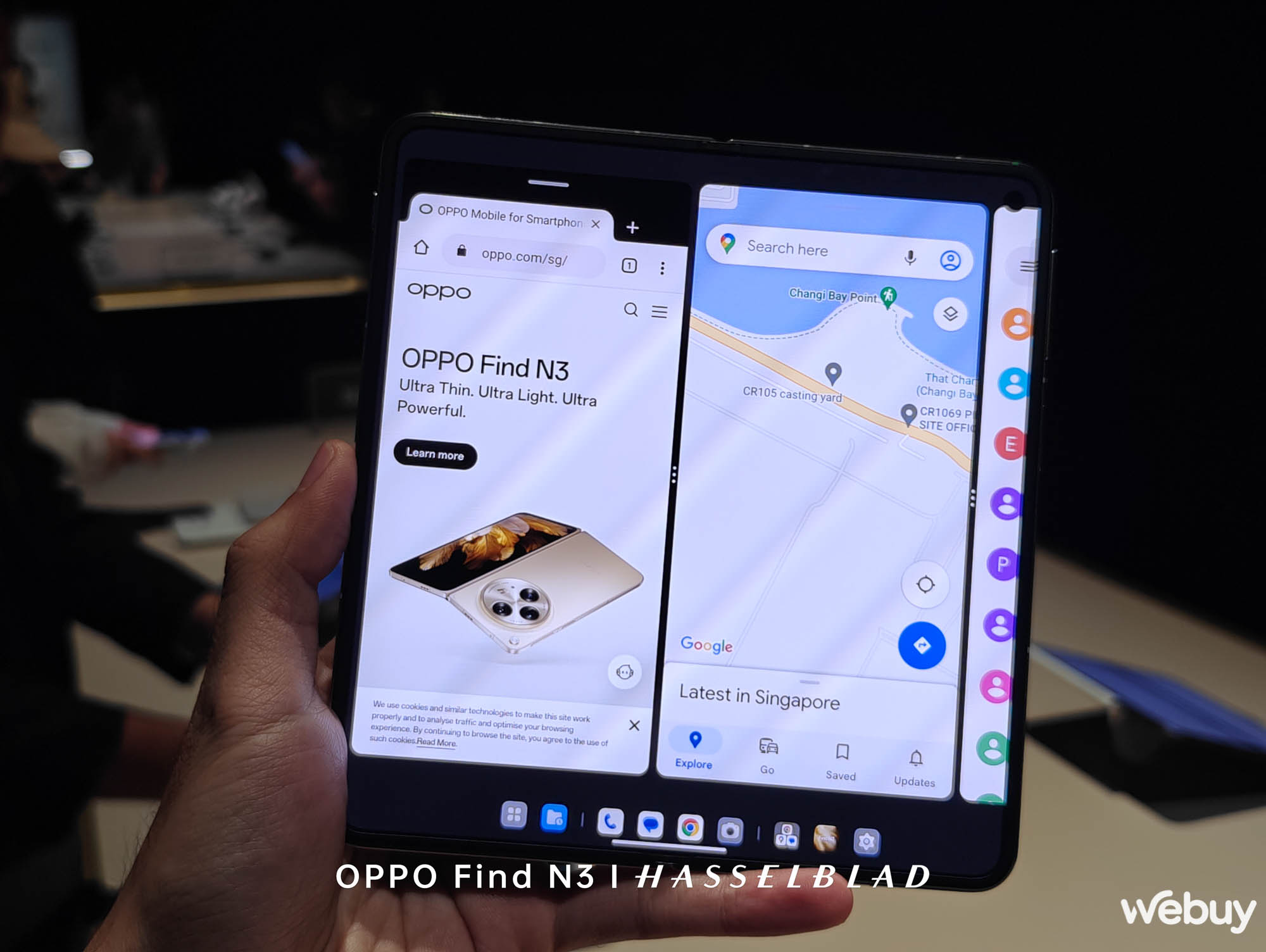 Trên tay OPPO Find N3, chụp bởi OPPO Find N3: Cuối cùng, Samsung đã có đối thủ xứng tầm - Ảnh 17. Trên tay OPPO Find N3, chụp bởi OPPO Find N3: Cuối cùng, Samsung đã có đối thủ xứng tầm - Ảnh 17.
