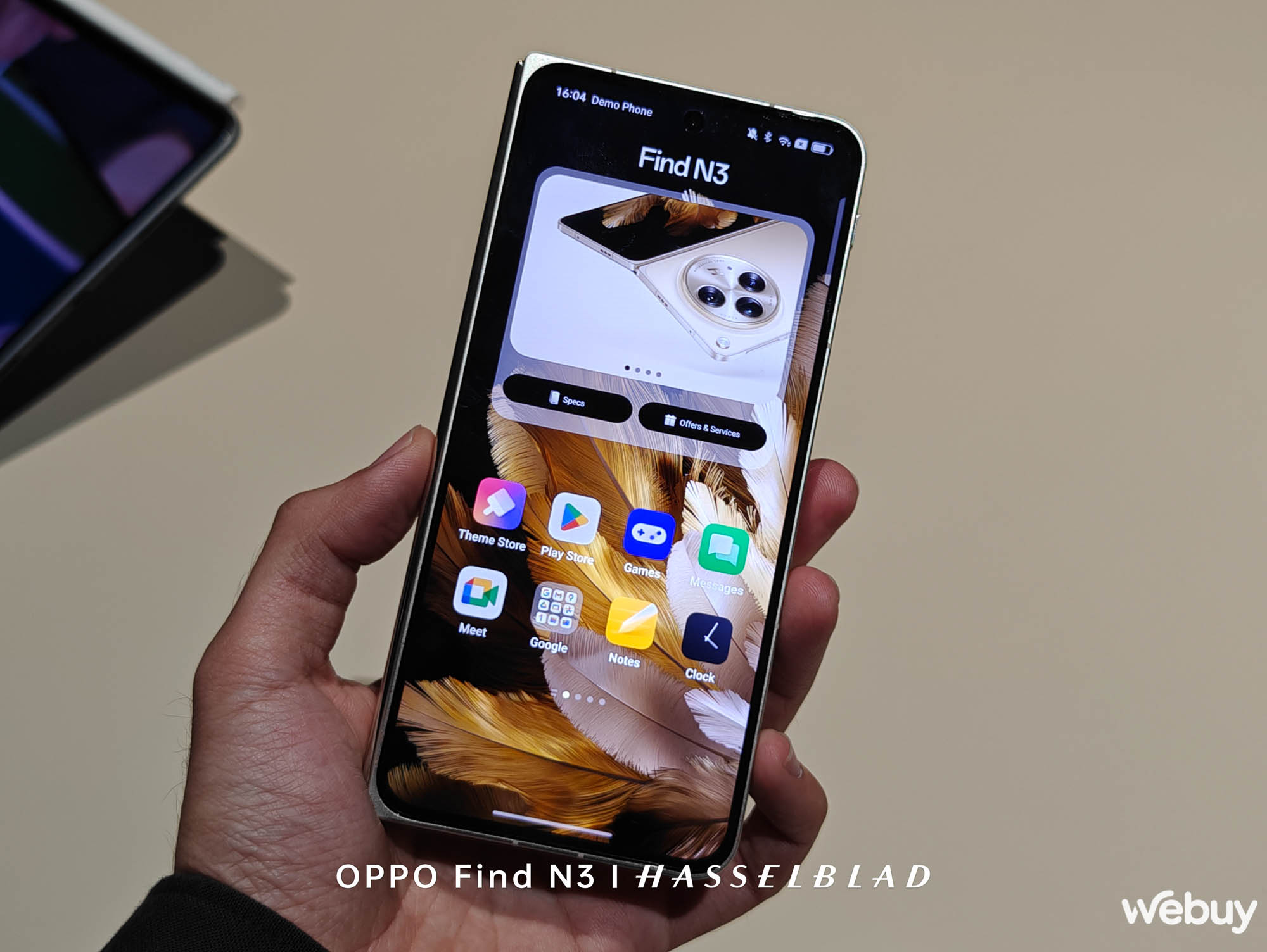 Trên tay OPPO Find N3, chụp bởi OPPO Find N3: Cuối cùng, Samsung đã có đối thủ xứng tầm - Ảnh 4. Trên tay OPPO Find N3, chụp bởi OPPO Find N3: Cuối cùng, Samsung đã có đối thủ xứng tầm - Ảnh 4.