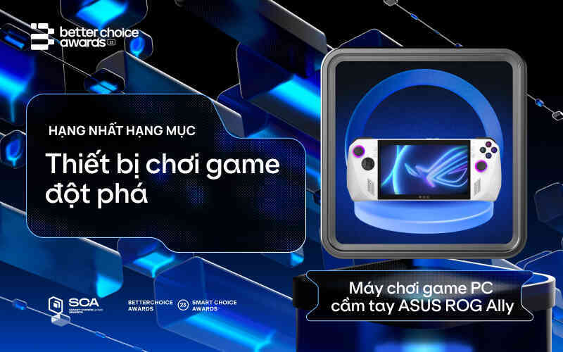 Better Choice Awards 2023: Hé lộ sản phẩm chiến thắng hạng mục Thiết bị chơi game đột phá và Đổi mới Sáng tạo trong Ứng dụng Giải trí