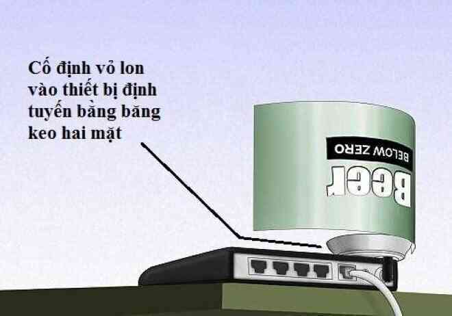 Cách tăng sóng wifi bằng vỏ lon bia - Ảnh 4. Cách tăng sóng wifi bằng vỏ lon bia - Ảnh 4.