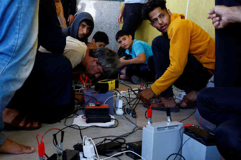 Internet vệ tinh hỗ trợ các hoạt động cứu trợ nhân đạo tại Dải Gaza