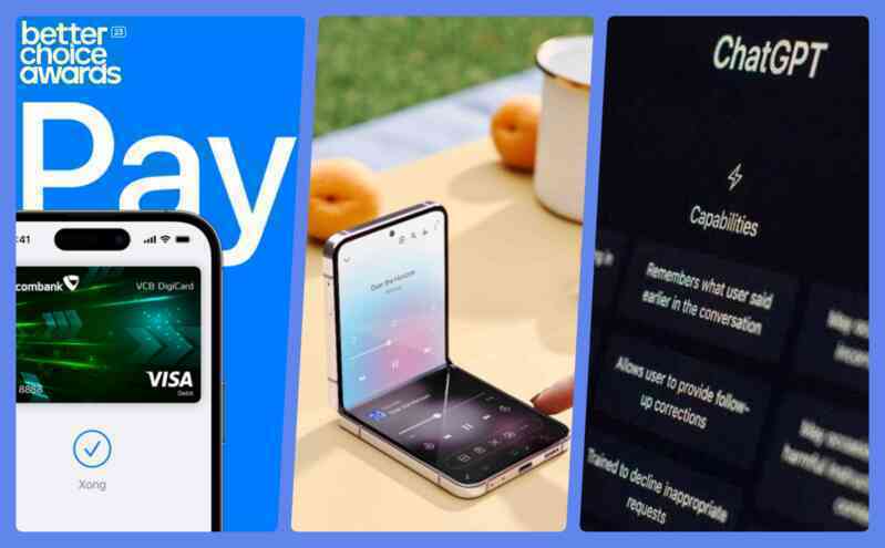Giữa Galaxy Z Flip5, ChatGPT và Apple Pay, đâu là “Sản phẩm công nghệ kiến tạo xu hướng”?