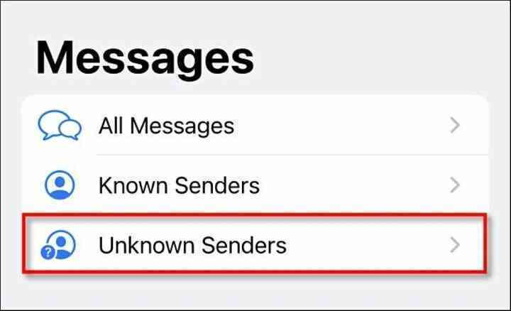 Cách ẩn tin nhắn spam từ người lạ trên iPhone - Ảnh 3. Cách ẩn tin nhắn spam từ người lạ trên iPhone - Ảnh 3.