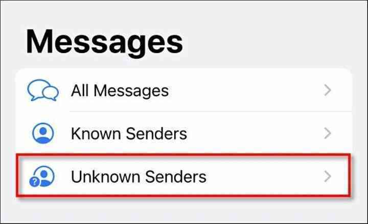 Cách ẩn tin nhắn spam từ người lạ trên iPhone - Ảnh 3.