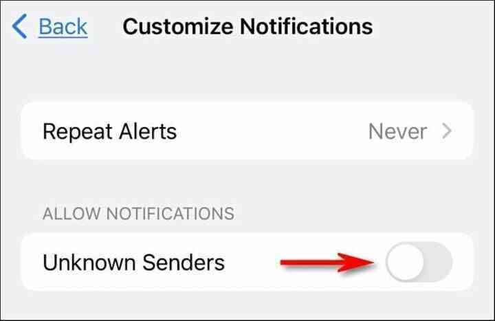 Cách ẩn tin nhắn spam từ người lạ trên iPhone - Ảnh 8. Cách ẩn tin nhắn spam từ người lạ trên iPhone - Ảnh 8.